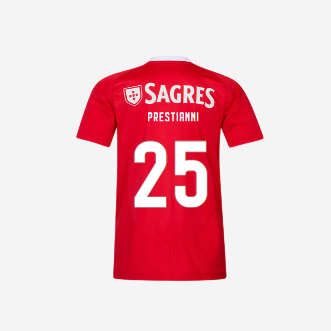 replica sl benfica heimtrikot für jugendliche 2024-2025 – 25 prestianni Kollektion | Offizielle SL Benfica Trikots