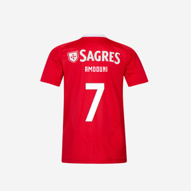 replica sl benfica heimtrikot für jugendliche 2024-2025 – 7 amdouni Kollektion | Offizielle SL Benfica Trikots