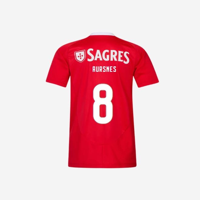 replica sl benfica heimtrikot für jugendliche 2024-2025 – 8 aursnes Kollektion | Offizielle SL Benfica Trikots