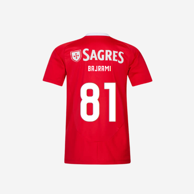 replica sl benfica heimtrikot für jugendliche 2024-2025 – 81 bajrami Kollektion | Offizielle SL Benfica Trikots