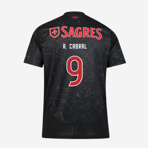 sl benfica auswärtstrikot 2024-2025 – 9 a. cabral Kollektion | Offizielle SL Benfica Trikots