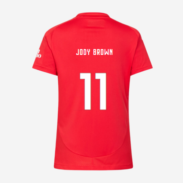 sl benfica damen football heimtrikot 2024-2025 – 11 jody brown Kollektion | Offizielle SL Benfica Trikots