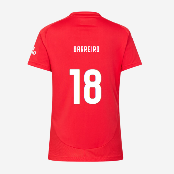 sl benfica damen football heimtrikot 2024-2025 – 18 barreiro Kollektion | Offizielle SL Benfica Trikots