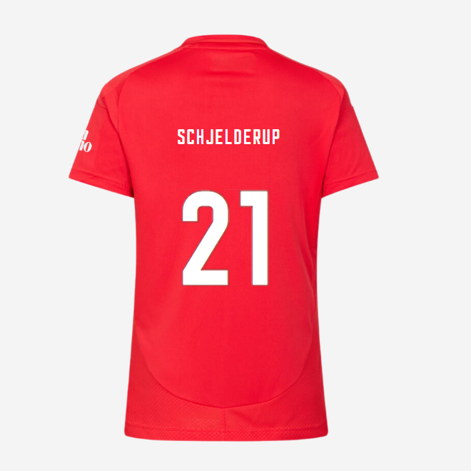 sl benfica damen football heimtrikot 2024-2025 – 21 schjelderup Kollektion | Offizielle SL Benfica Trikots