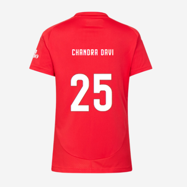 sl benfica damen football heimtrikot 2024-2025 – 25 chandra davidson Kollektion | Offizielle SL Benfica Trikots