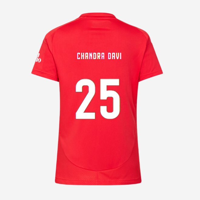 sl benfica damen football heimtrikot 2024-2025 – 25 chandra davidson Kollektion | Offizielle SL Benfica Trikots