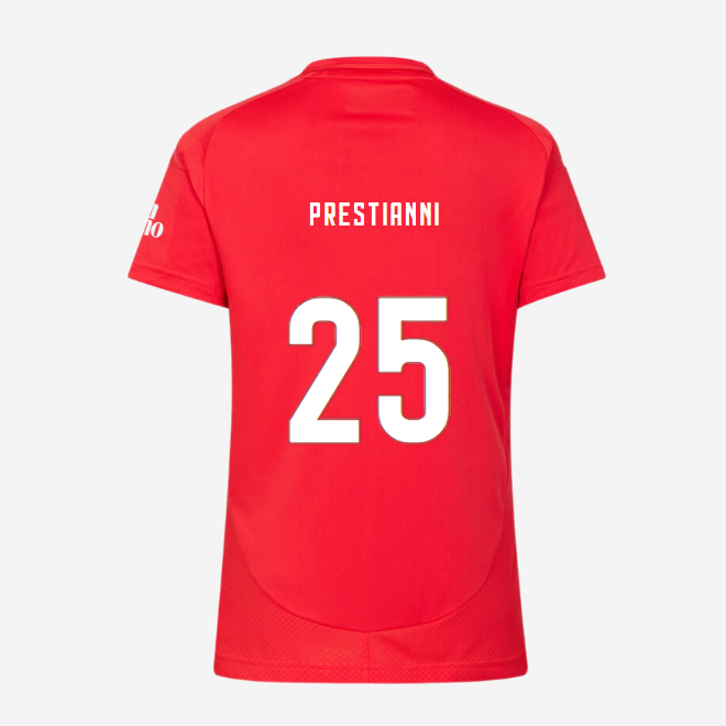 sl benfica damen football heimtrikot 2024-2025 – 25 prestianni Kollektion | Offizielle SL Benfica Trikots