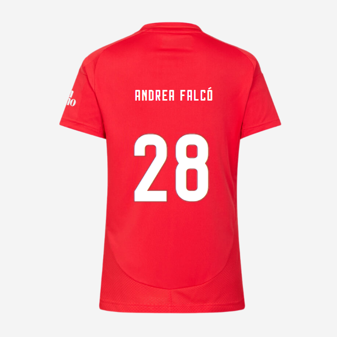 sl benfica damen football heimtrikot 2024-2025 – 28 andrea falcÓn Kollektion | Offizielle SL Benfica Trikots