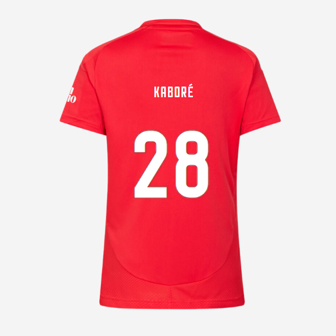 sl benfica damen football heimtrikot 2024-2025 – 28 kaborÉ Kollektion | Offizielle SL Benfica Trikots