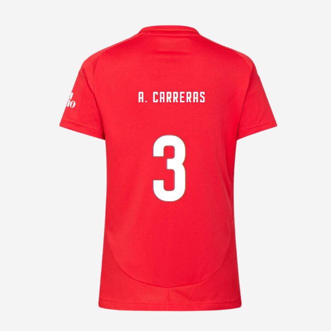 sl benfica damen football heimtrikot 2024-2025 – 3 a. carreras Kollektion | Offizielle SL Benfica Trikots