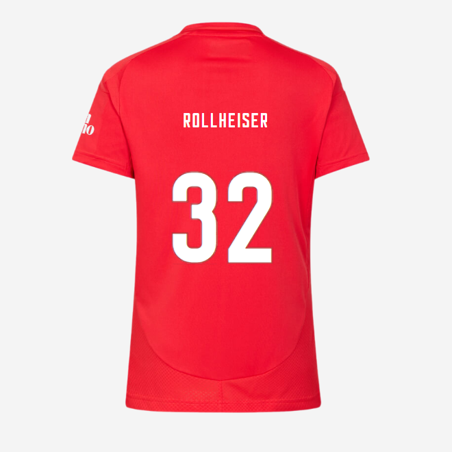 sl benfica damen football heimtrikot 2024-2025 – 32 rollheiser Kollektion | Offizielle SL Benfica Trikots