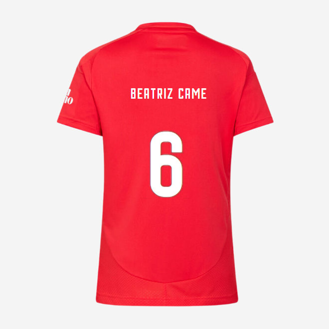 sl benfica damen football heimtrikot 2024-2025 – 6 beatriz cameirÃo Kollektion | Offizielle SL Benfica Trikots