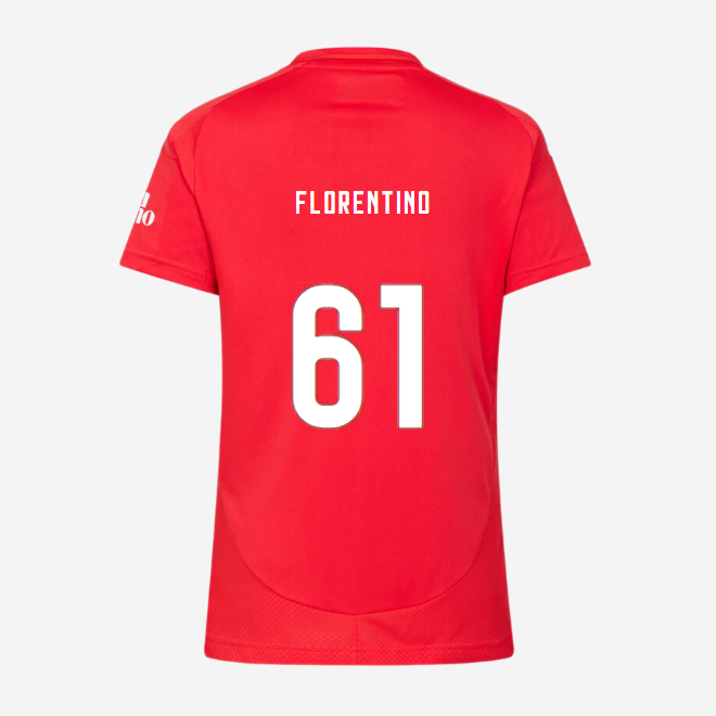 sl benfica damen football heimtrikot 2024-2025 – 61 florentino Kollektion | Offizielle SL Benfica Trikots