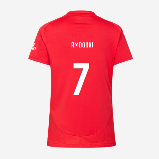 sl benfica damen football heimtrikot 2024-2025 – 7 amdouni Kollektion | Offizielle SL Benfica Trikots