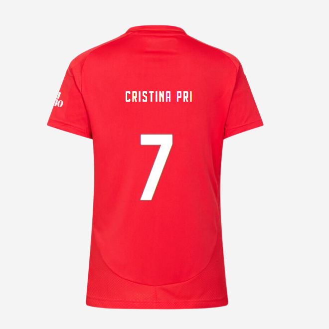 sl benfica damen football heimtrikot 2024-2025 – 7 cristina prieto Kollektion | Offizielle SL Benfica Trikots