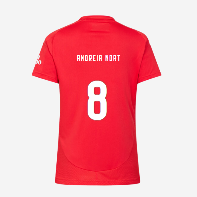 sl benfica damen football heimtrikot 2024-2025 – 8 andreia norton Kollektion | Offizielle SL Benfica Trikots