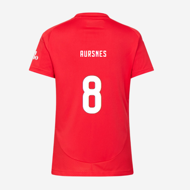 sl benfica damen football heimtrikot 2024-2025 – 8 aursnes Kollektion | Offizielle SL Benfica Trikots