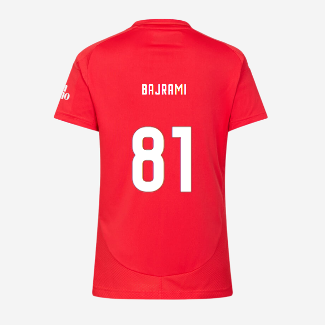 sl benfica damen football heimtrikot 2024-2025 – 81 bajrami Kollektion | Offizielle SL Benfica Trikots