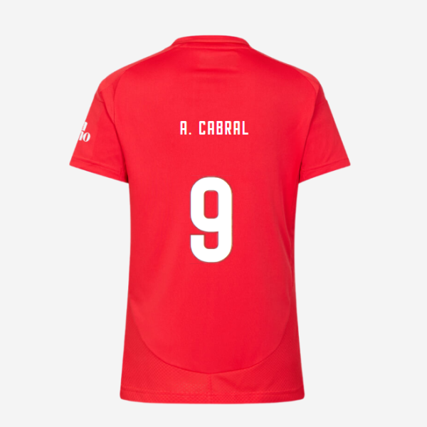 sl benfica damen football heimtrikot 2024-2025 – 9 a. cabral Kollektion | Offizielle SL Benfica Trikots