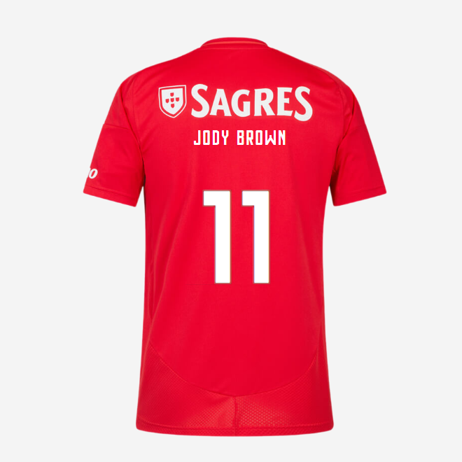 sl benfica heimtrikot 2024-2025 – 11 jody brown Kollektion | Offizielle SL Benfica Trikots