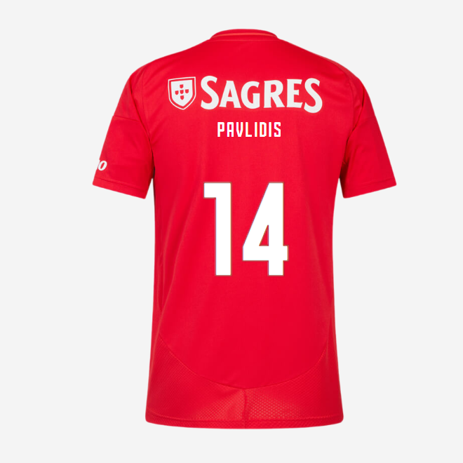 sl benfica heimtrikot 2024-2025 – 14 pavlidis Kollektion | Offizielle SL Benfica Trikots