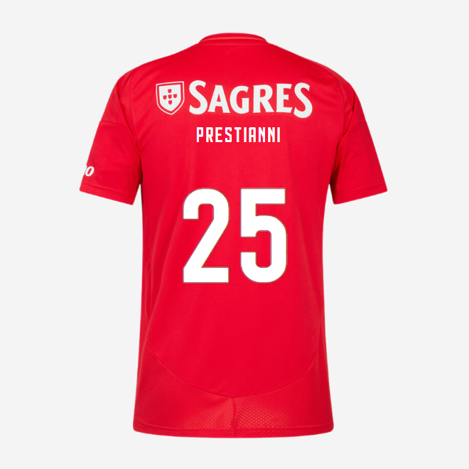 sl benfica heimtrikot 2024-2025 – 25 prestianni Kollektion | Offizielle SL Benfica Trikots