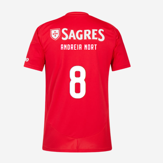 sl benfica heimtrikot 2024-2025 – 8 andreia norton Kollektion | Offizielle SL Benfica Trikots