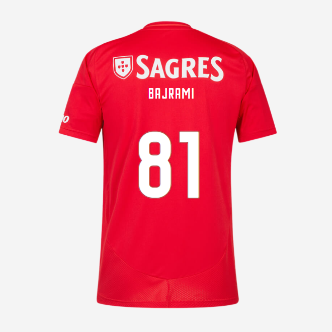 sl benfica heimtrikot 2024-2025 – 81 bajrami Kollektion | Offizielle SL Benfica Trikots