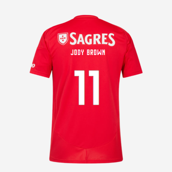 sl benfica heimtrikot 2024-2025 kinder – 11 jody brown Kollektion | Offizielle SL Benfica Trikots