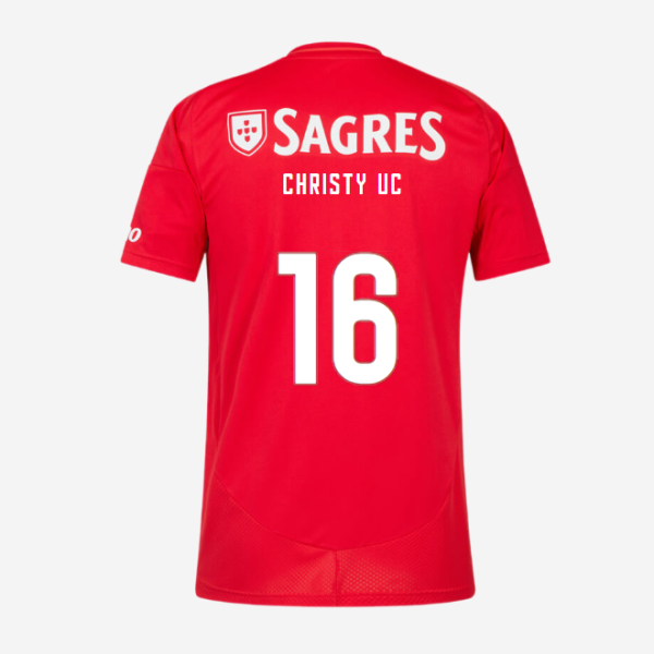 sl benfica heimtrikot 2024-2025 kinder – 16 christy ucheibecosta Kollektion | Offizielle SL Benfica Trikots
