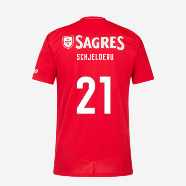 sl benfica heimtrikot 2024-2025 kinder – 21 schjelderup Kollektion | Offizielle SL Benfica Trikots