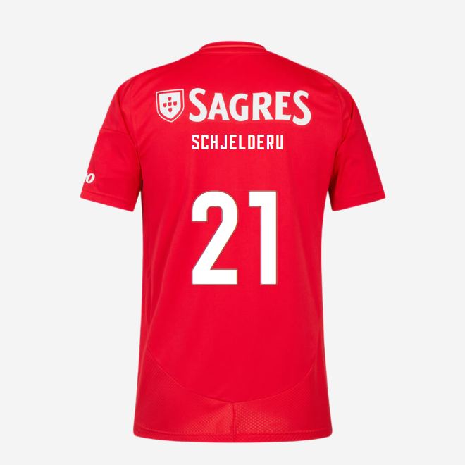 sl benfica heimtrikot 2024-2025 kinder – 21 schjelderup Kollektion | Offizielle SL Benfica Trikots
