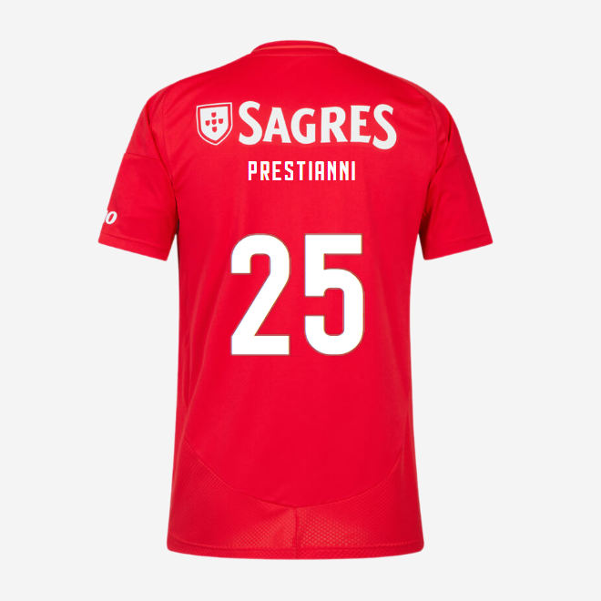 sl benfica heimtrikot 2024-2025 kinder – 25 prestianni Kollektion | Offizielle SL Benfica Trikots