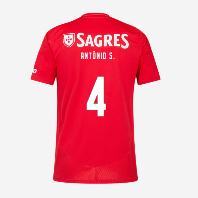 sl benfica heimtrikot 2024-2025 kinder – 4 antÓnio s. Kollektion | Offizielle SL Benfica Trikots