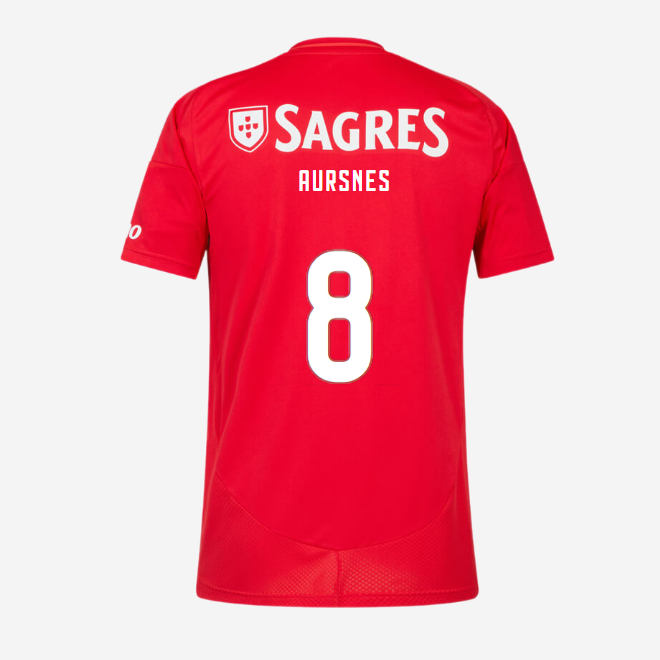 sl benfica heimtrikot 2024-2025 kinder – 8 aursnes Kollektion | Offizielle SL Benfica Trikots