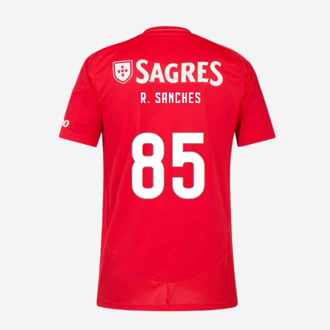sl benfica heimtrikot 2024-2025 kinder – 85 r. sanches Kollektion | Offizielle SL Benfica Trikots
