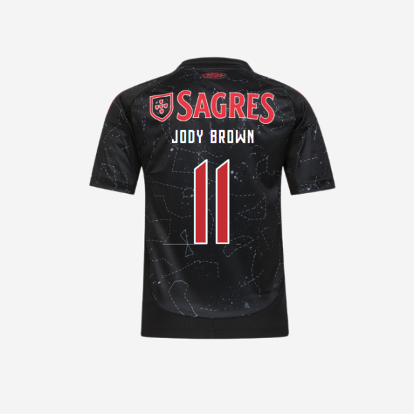 sl benfica mini auswärtstrikot 2024-2025 – 11 jody brown Kollektion | Offizielle SL Benfica Trikots