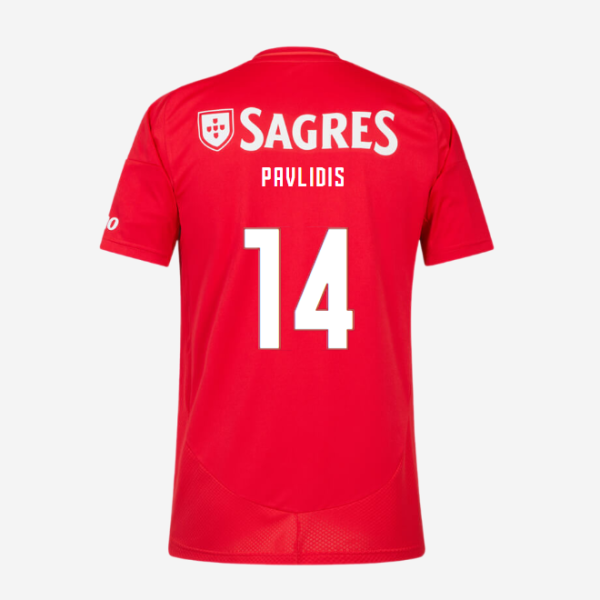 sl benfica mini heimtrikot 2024-2025 – 14 pavlidis Kollektion | Offizielle SL Benfica Trikots