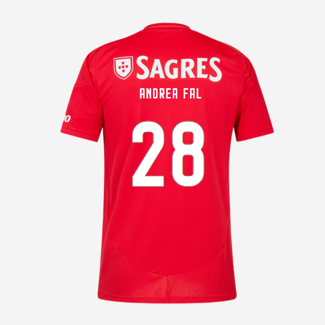 sl benfica mini heimtrikot 2024-2025 – 28 andrea falcÓn Kollektion | Offizielle SL Benfica Trikots