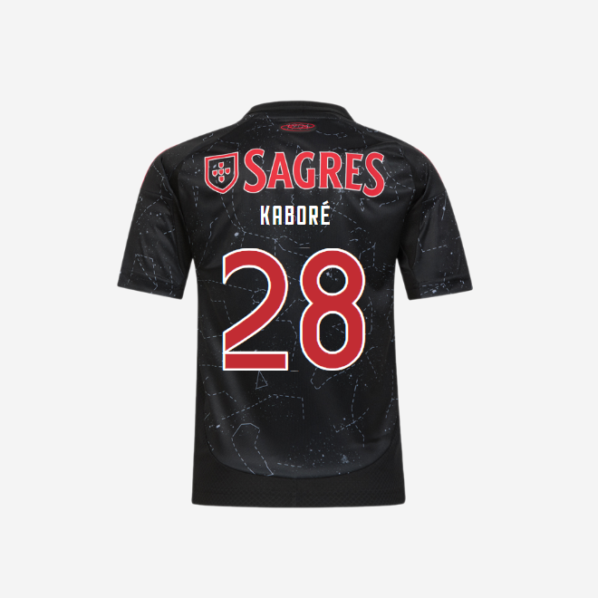 sl benfica youth auswärtstrikot 2024-2025 – 28 kaborÉ Kollektion | Offizielle SL Benfica Trikots