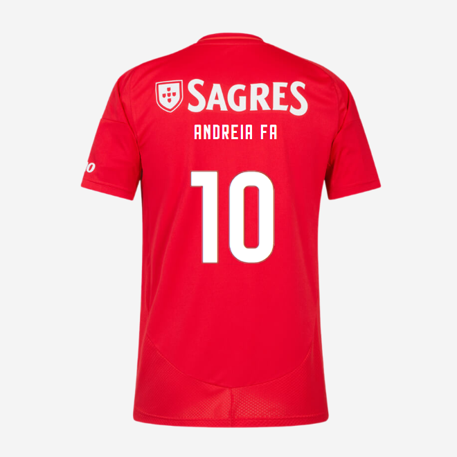 sl benfica youth heimtrikot 2024-2025 – 10 andreia faria Kollektion | Offizielle SL Benfica Trikots