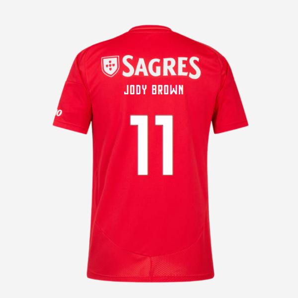 sl benfica youth heimtrikot 2024-2025 – 11 jody brown Kollektion | Offizielle SL Benfica Trikots
