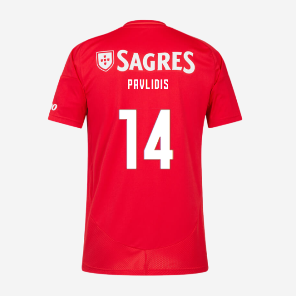 sl benfica youth heimtrikot 2024-2025 – 14 pavlidis Kollektion | Offizielle SL Benfica Trikots