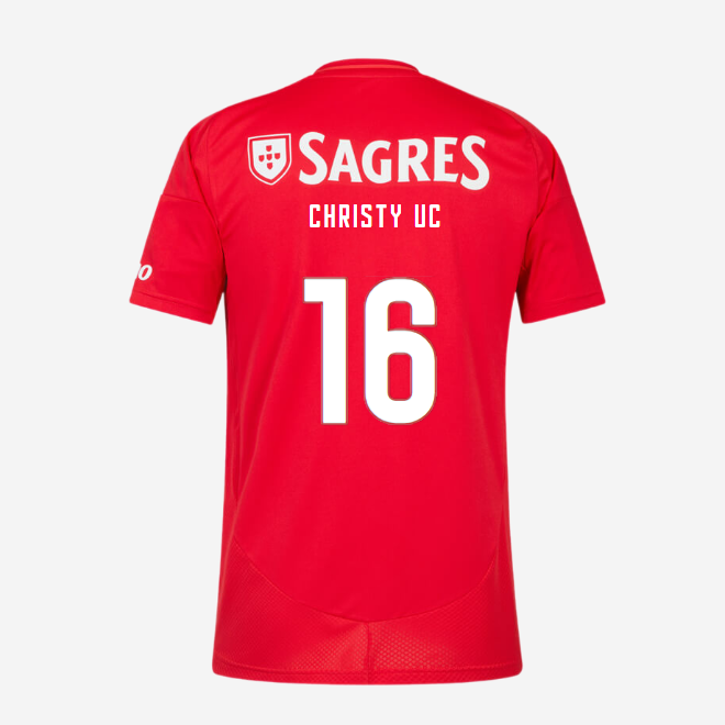 sl benfica youth heimtrikot 2024-2025 – 16 christy ucheibe Kollektion | Offizielle SL Benfica Trikots