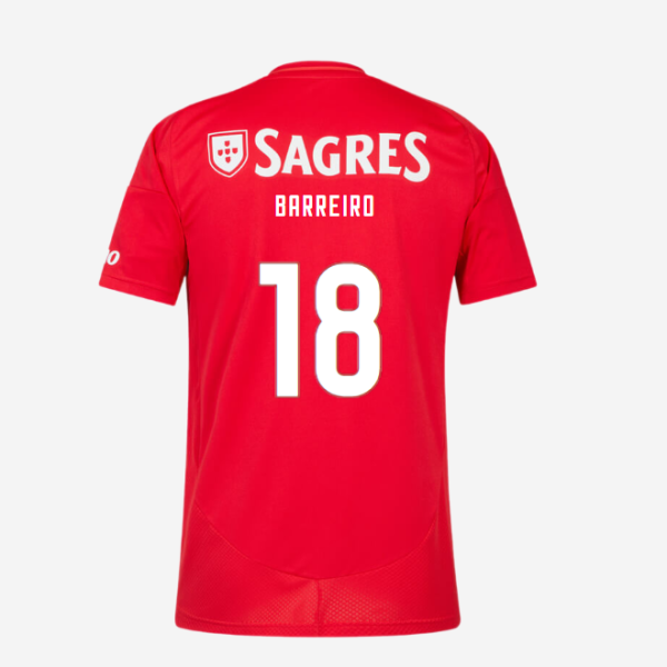 sl benfica youth heimtrikot 2024-2025 – 18 barreiro Kollektion | Offizielle SL Benfica Trikots