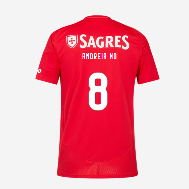 sl benfica youth heimtrikot 2024-2025 – 8 andreia norton Kollektion | Offizielle SL Benfica Trikots