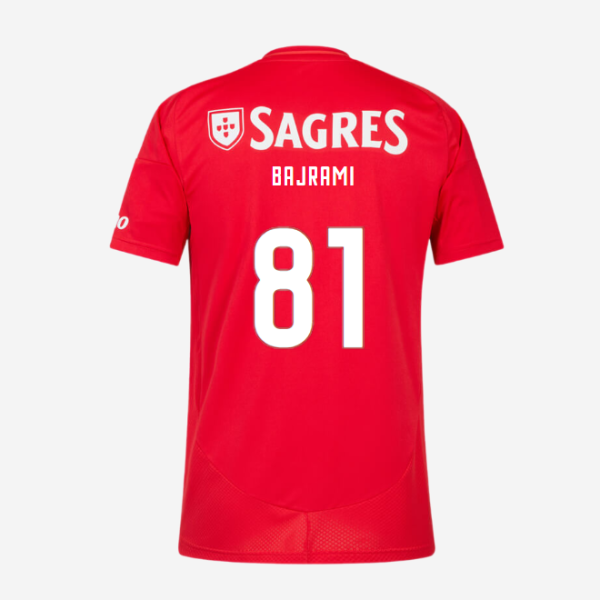 sl benfica youth heimtrikot 2024-2025 – 81 bajrami Kollektion | Offizielle SL Benfica Trikots